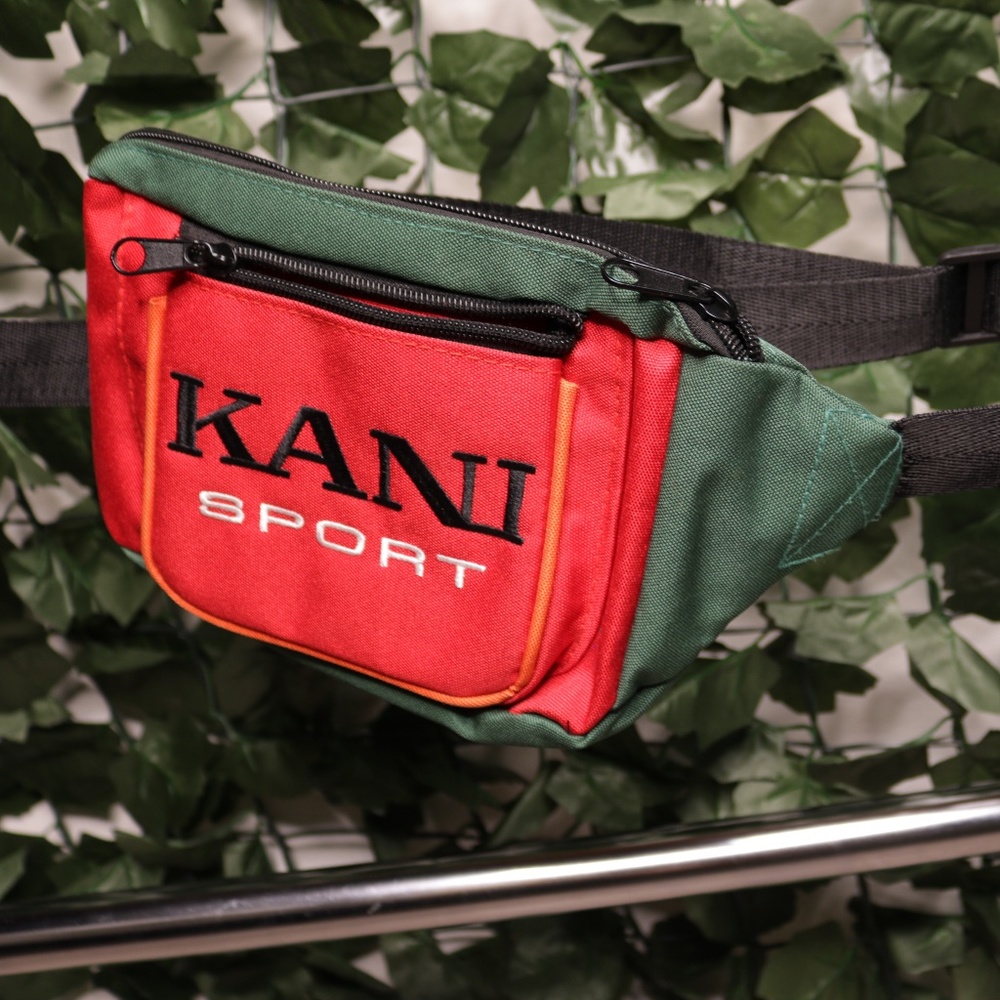 KARL KANI x Pretty Little Thing Red Color Block Fanny Pack